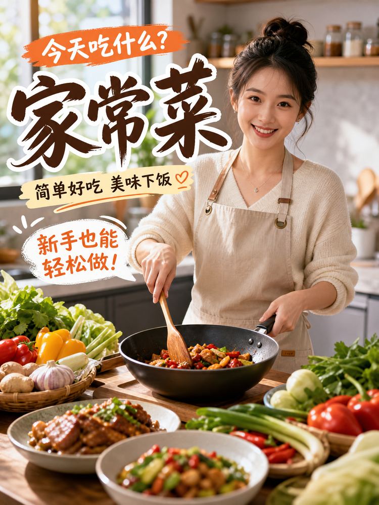 蘑菇视频美食视频教程-家常菜做法